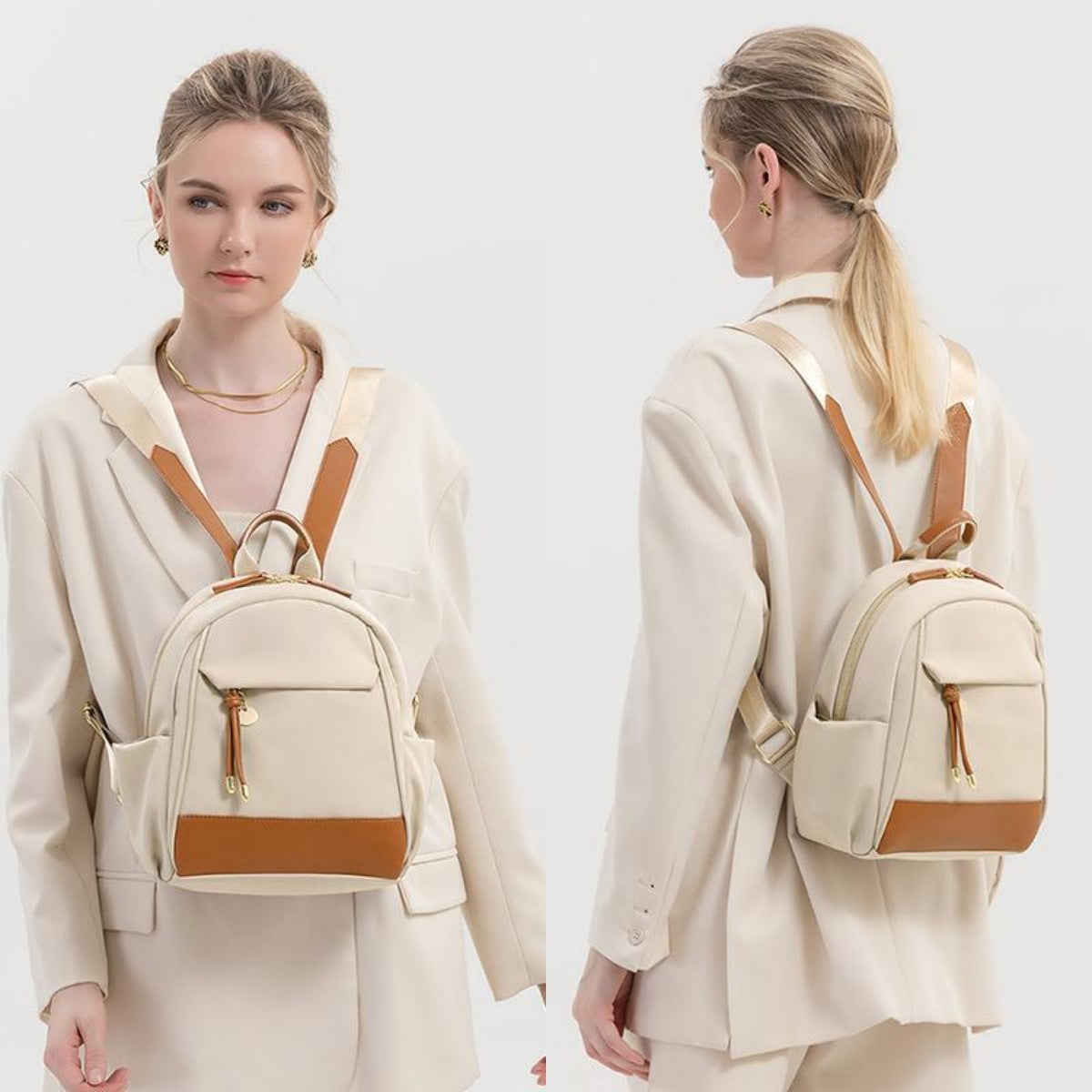 Sarah Express Urban Simplicity Oxford Cloth Commuter Backpack