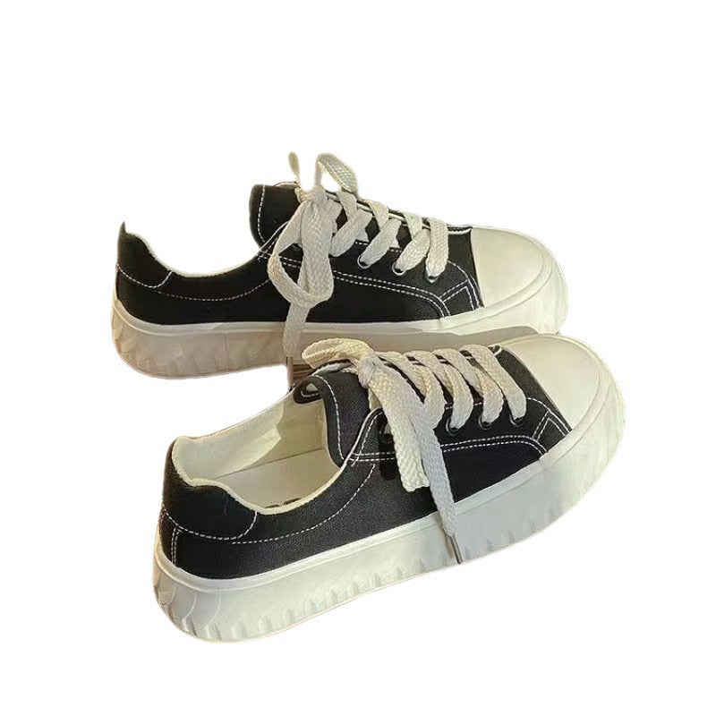Sarah Express Microfiber Lace-Up Platform Wedge Sneakers