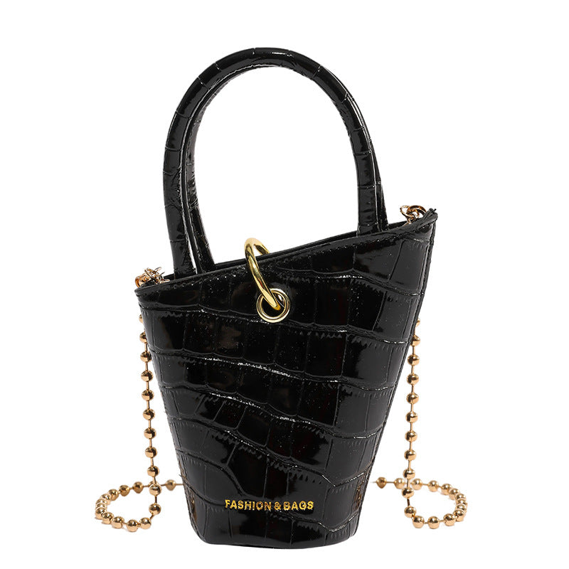 Sarah Express Mini Bucket Crossbody Bag Black