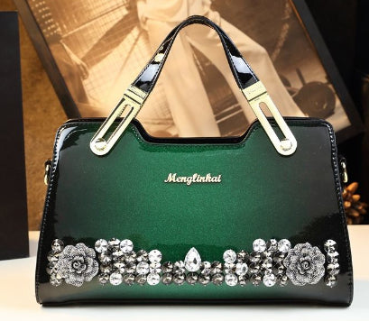 Sarah Express Studded Pillow Tote Shoulder Bag
