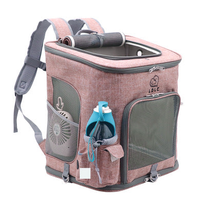Sarah Express Ventilated Transparent Pet Travel Backpack Carrier