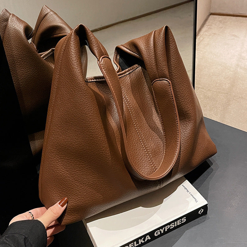 Sarah Express Structured Vegan Leather Crossbody Commuter Bag
