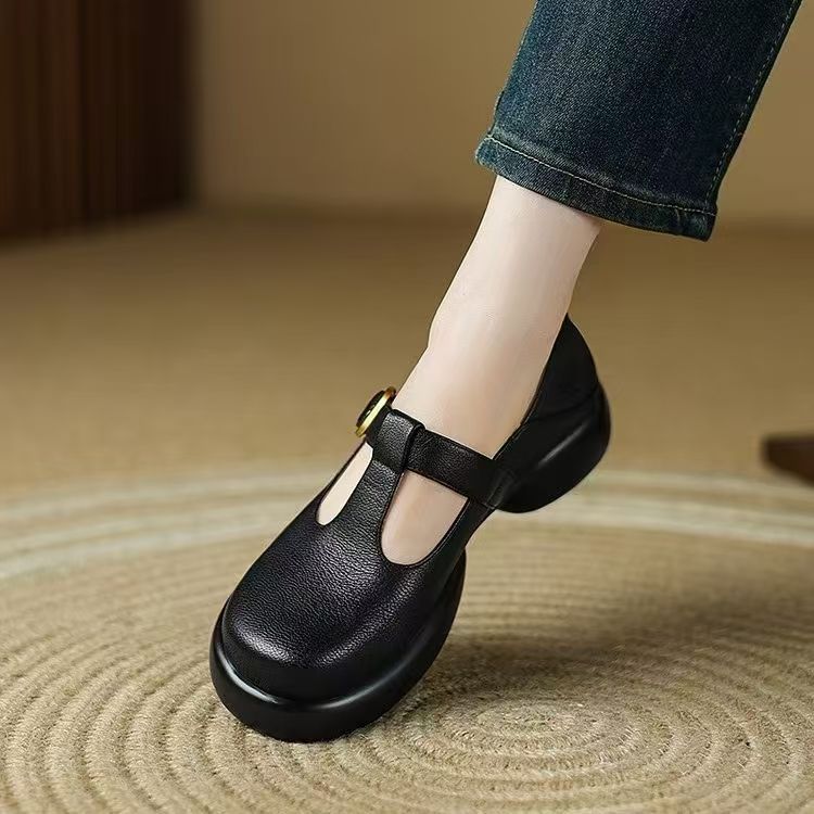 Sarah Express Comfortable Round Toe Mary Jane Flats
