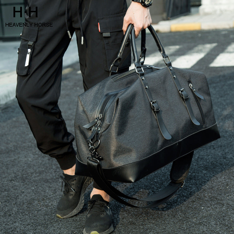 Sarah Express Water Resistant Oxford Travel Duffle Bag