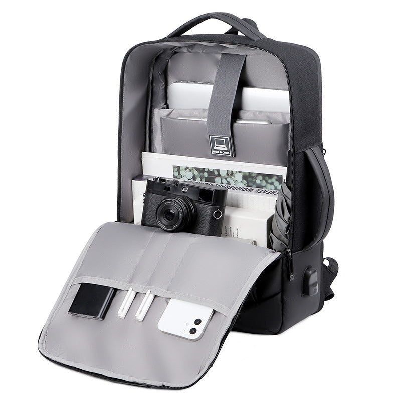 Sarah Express Expandable Oxford Fabric Laptop Backpack