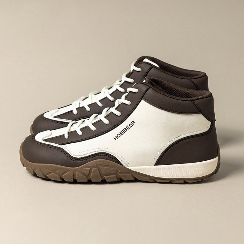 Sarah Express Sporty Lace-Up Mid-Height Casual Boots