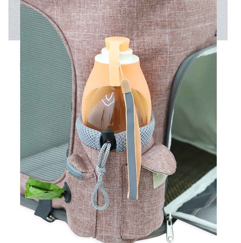 Sarah Express Ventilated Transparent Pet Travel Backpack Carrier