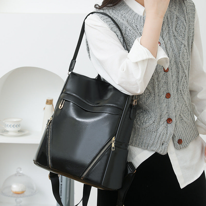 Sarah Express Soft PU Leather Multi-Pocket Shoulder Bag