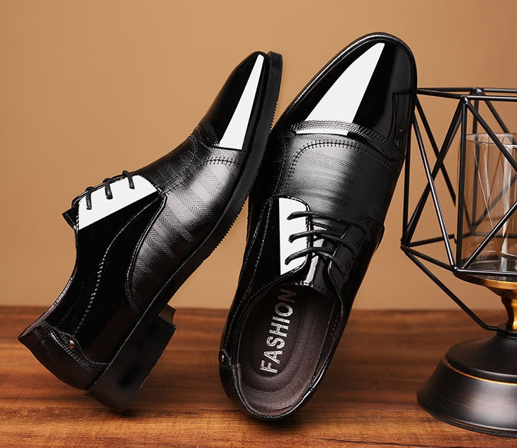 Men's Pointed Toe Business Dress Shoes – pointed toe detail alternate view 5