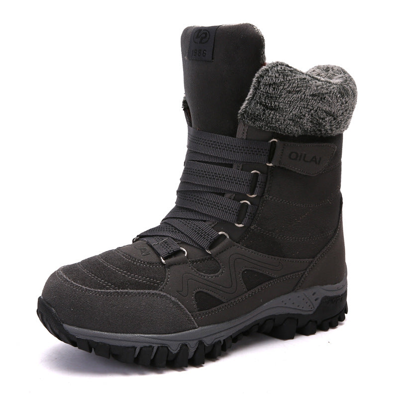 Sarah Express Plush-Lined Lace-Up Winter Ankle Boots