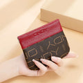 Sarah Express Ultra-Thin Bifold Long Wallet Organizer Coffee S