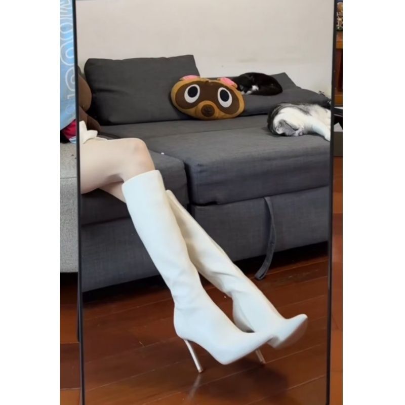 Sarah Express Pointed Toe Over-The-Knee Stiletto Boots
