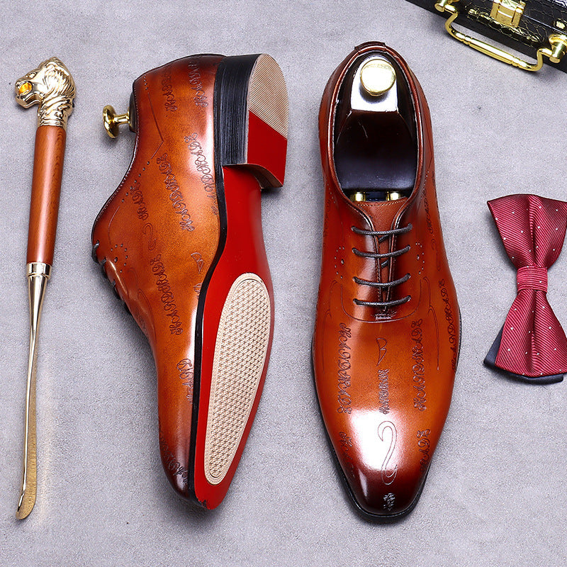 Sarah Express Men's Pointy Toe Business Formal Shoes