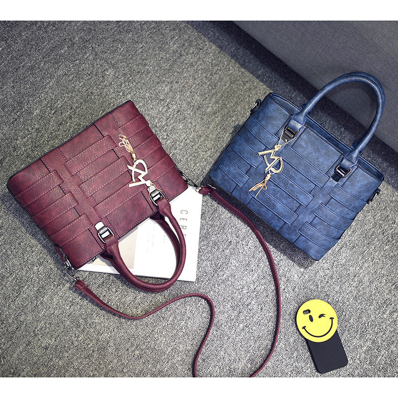 Sarah Express Structured Woven Messenger Bag