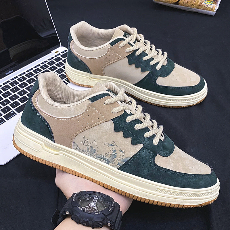 Sarah Express Men's Lightweight Lace-Up Platform Sneakers