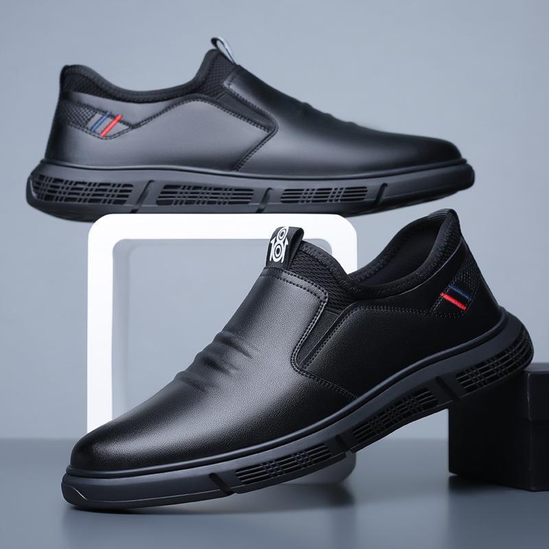 Sarah Express Men's Casual Flat Walking Sneakers Black Size44