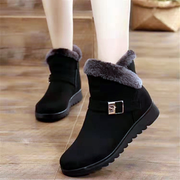 Sarah Express Plush Lined Winter Ankle Snow Boots