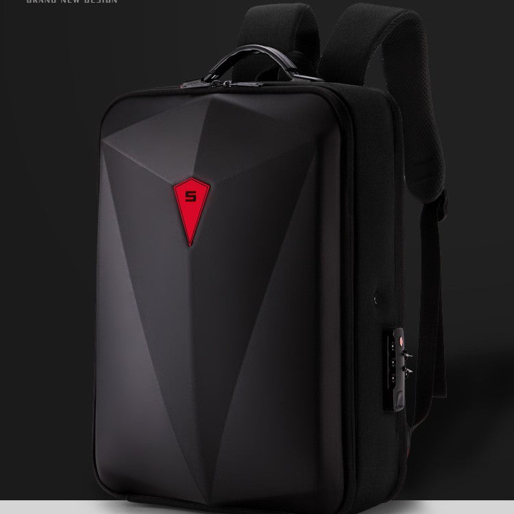 Sarah Express Alloy Frame Hard Shell Tech Backpack