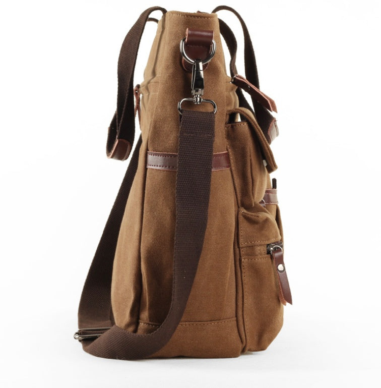 Sarah Express Canvas Business Messenger Briefcase