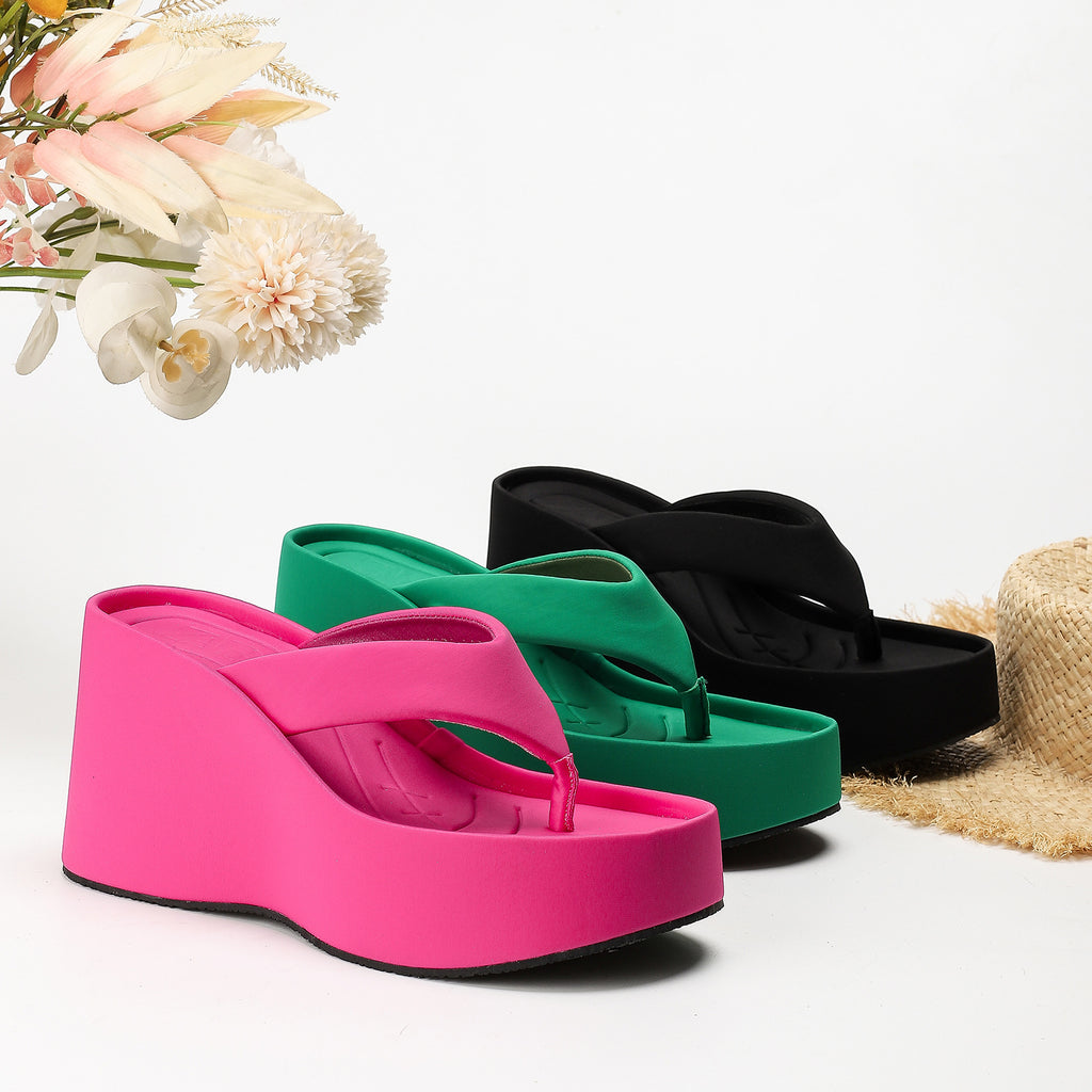 Sarah Express Women's Thick Sole Casual Wedge Sandals