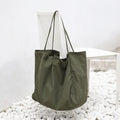 Sarah Express Spacious Lightweight Canvas Travel Tote Bag Green