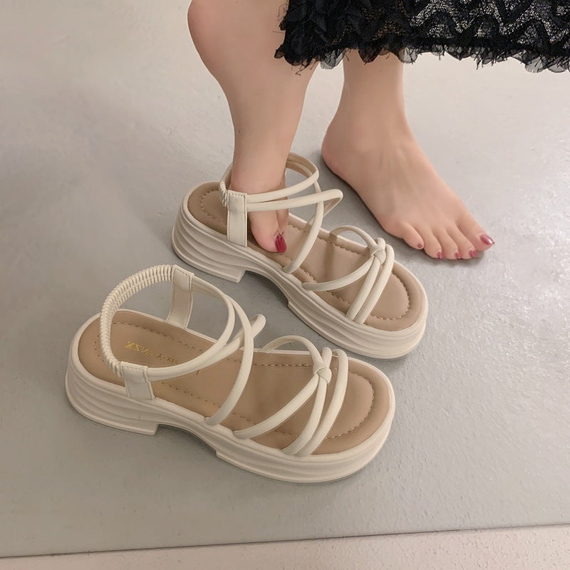 Sarah Express Strappy Flat Roman Sandals