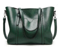 Sarah Express Hand Painted Structured Everyday Handbag Green