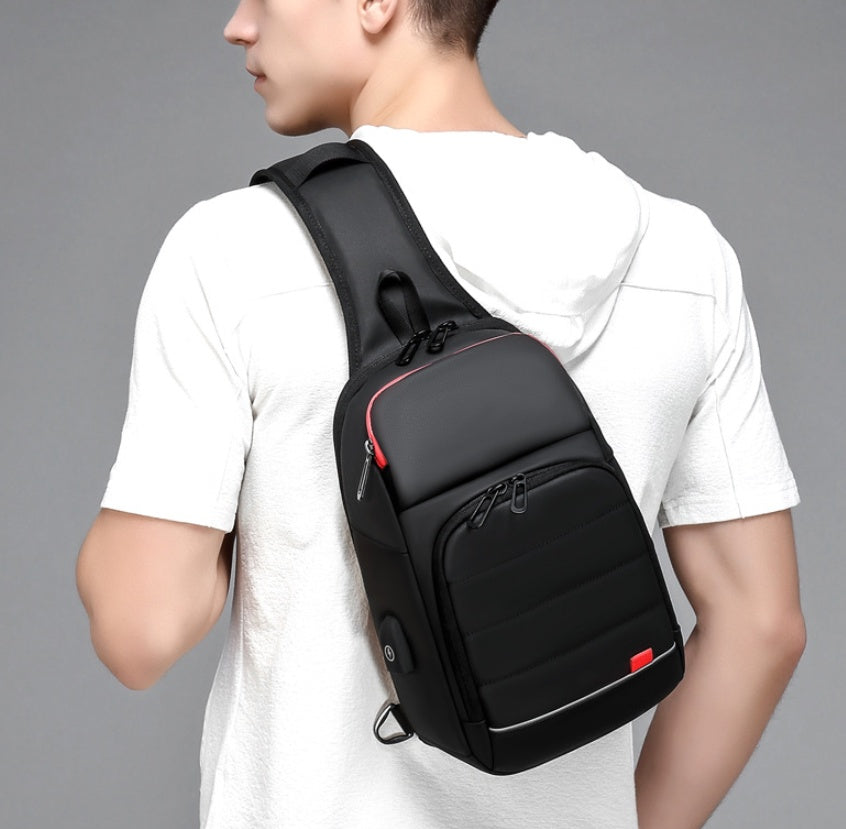 Sarah Express Compact Men's Outdoor Chest Shoulder Bag