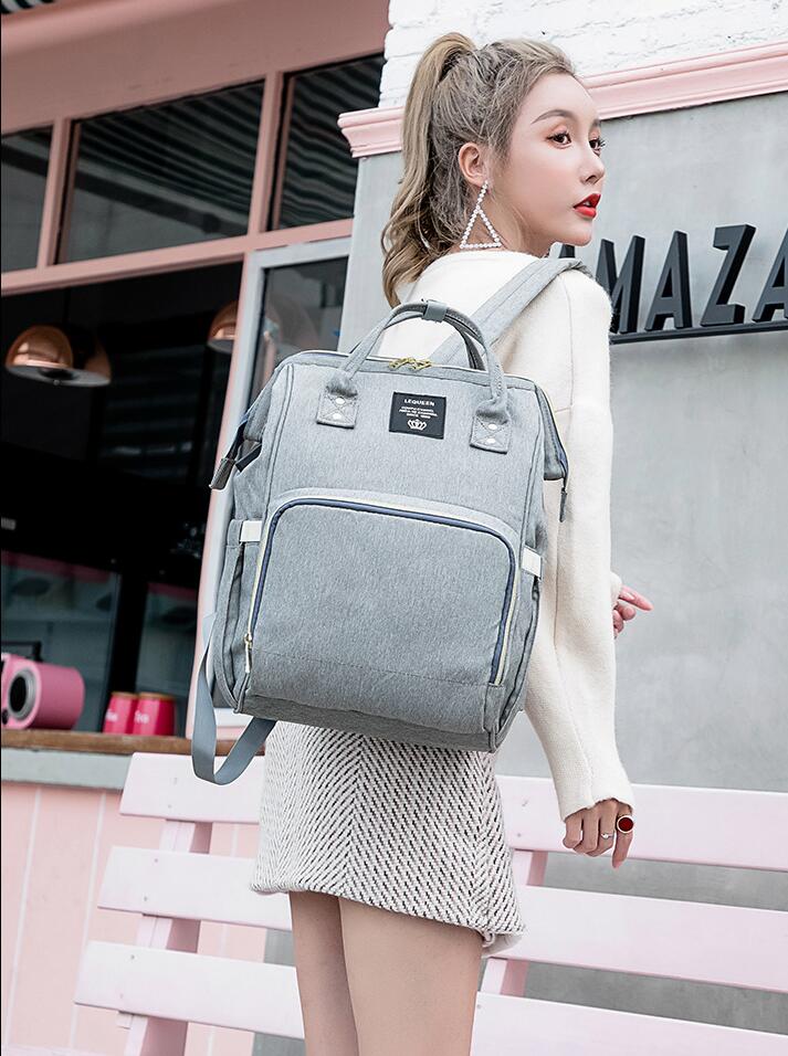 Sarah Express Waterproof Diaper Bag Backpack with USB Port