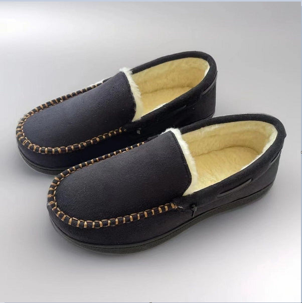 Sarah Express Velvet Lined Winter Slip-On Flats