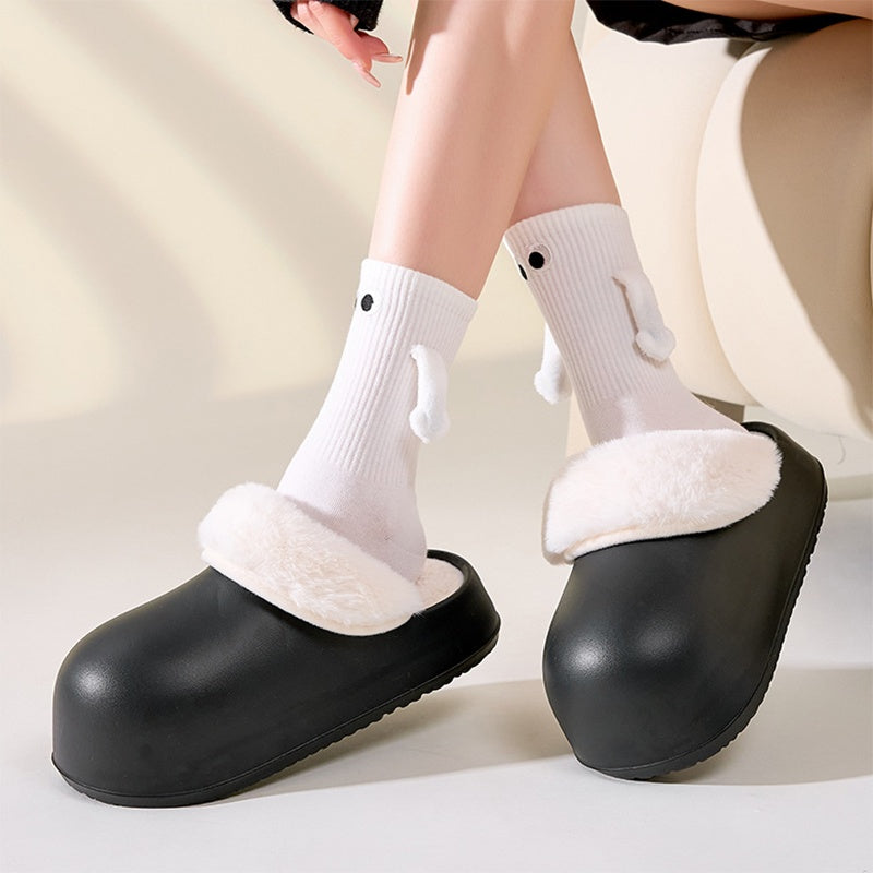 Sarah Express Plush Lined EVA Indoor House Slippers