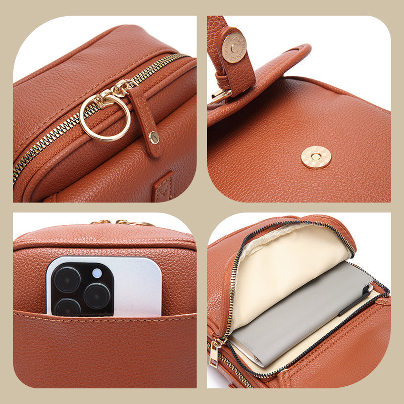 Sarah Express Unisex Retro Messenger Bag With Card Inserts