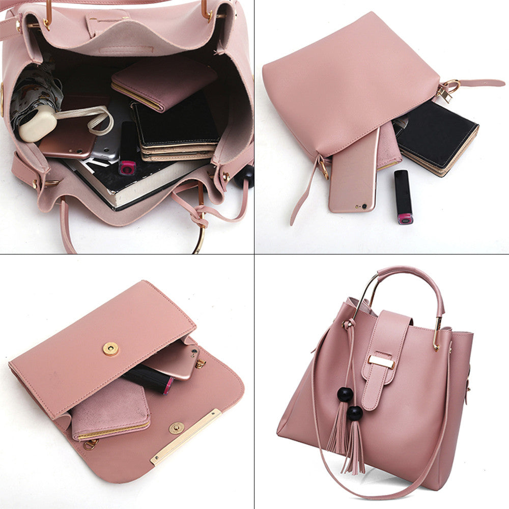 Sarah Express Three Piece Structured Handbag Set