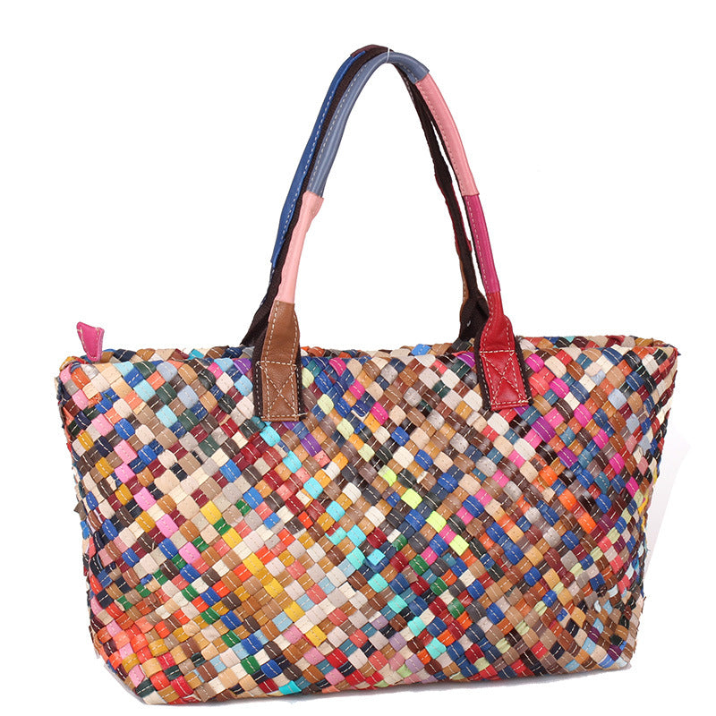 Sarah Express Woven Multi-Color Shoulder Bag