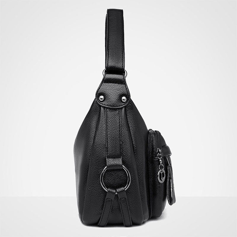 Sarah Express Multi-Pocket Structured Travel Shoulder Bag