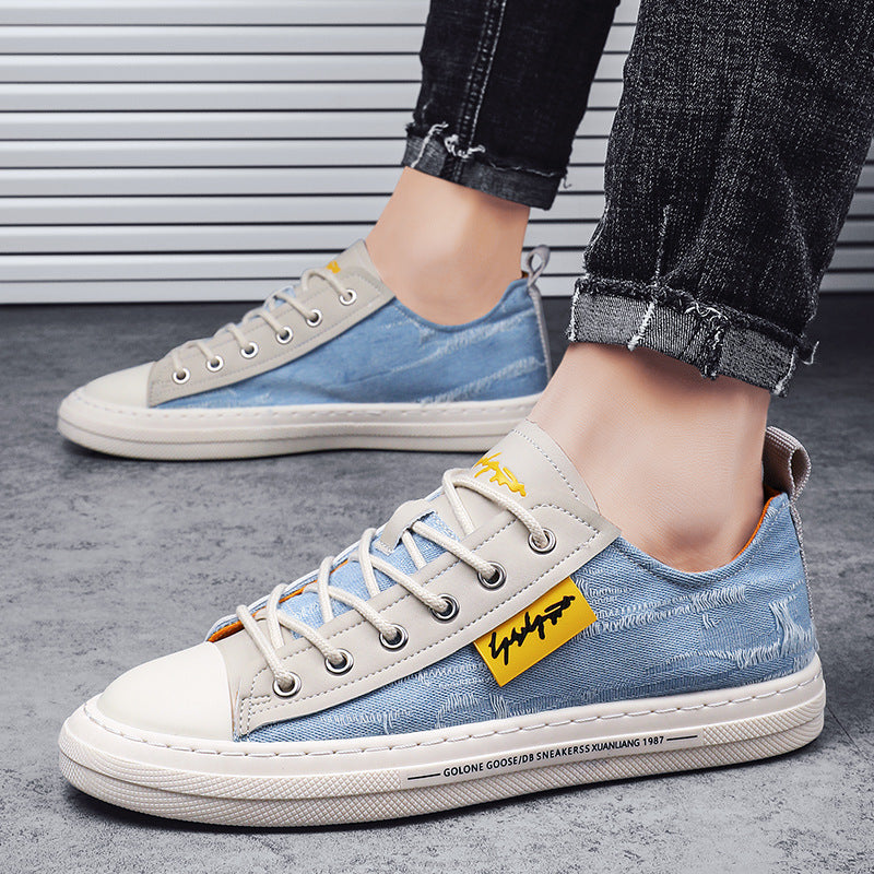 Casual Denim Low Top Sneakers – product detail alternate view