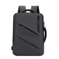Sarah Express Large Capacity Water-Repellent Laptop Backpack Gray