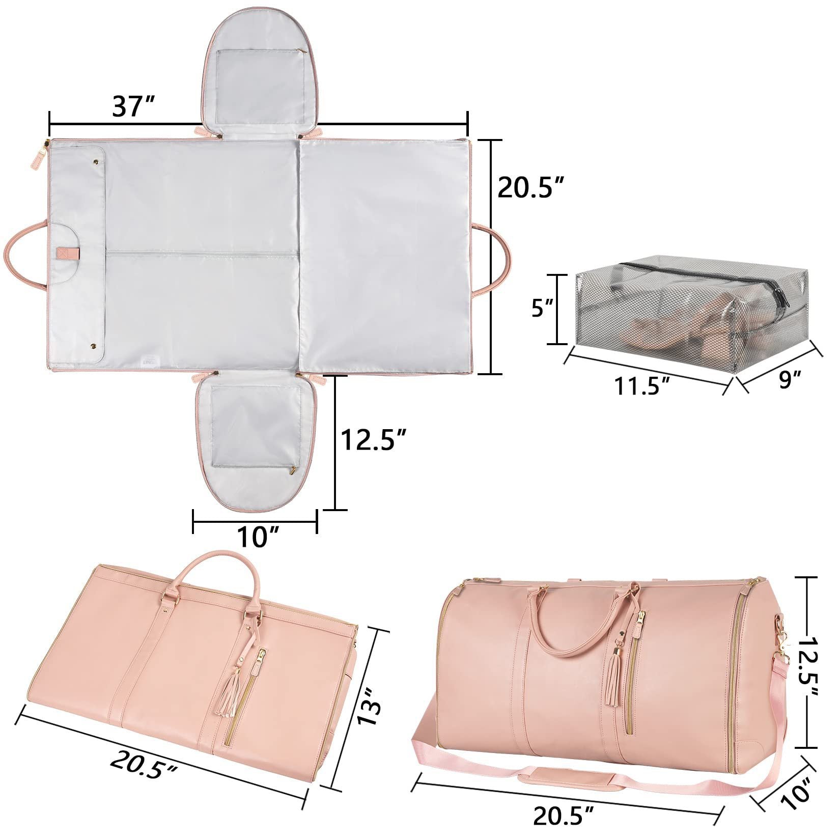 Sarah Express Large Capacity Waterproof Travel Duffle Bag
