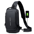 Sarah Express Anti-Theft Password Lock Travel Chest Bag Black