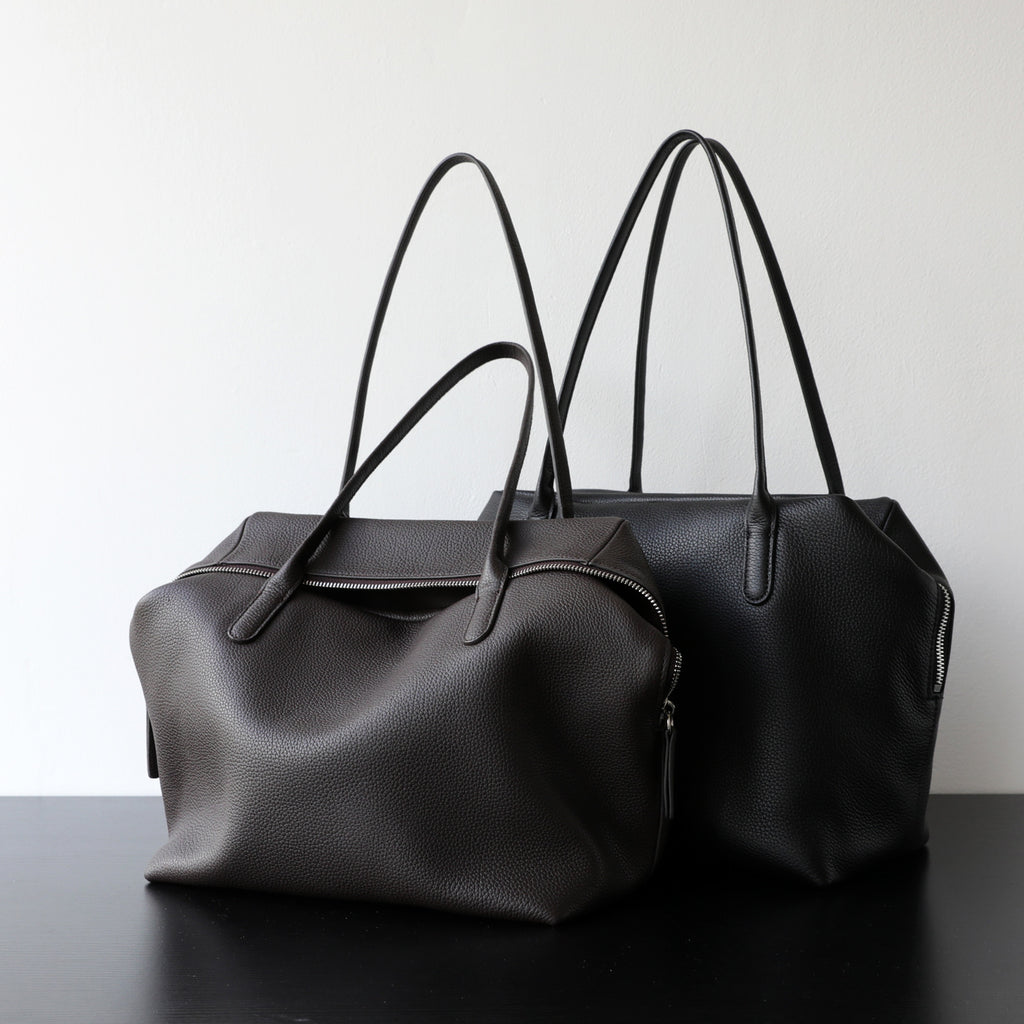 Sarah Express Genuine Leather Vertical Shoulder Handbag