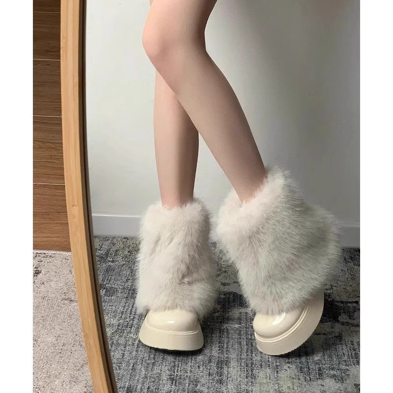 Sarah Express Fleece Lined Platform Winter Snow Boots