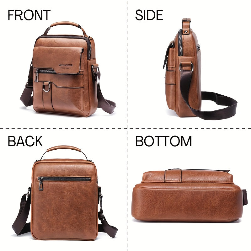 Sarah Express Structured Men's Crossbody Messenger Travel Bag