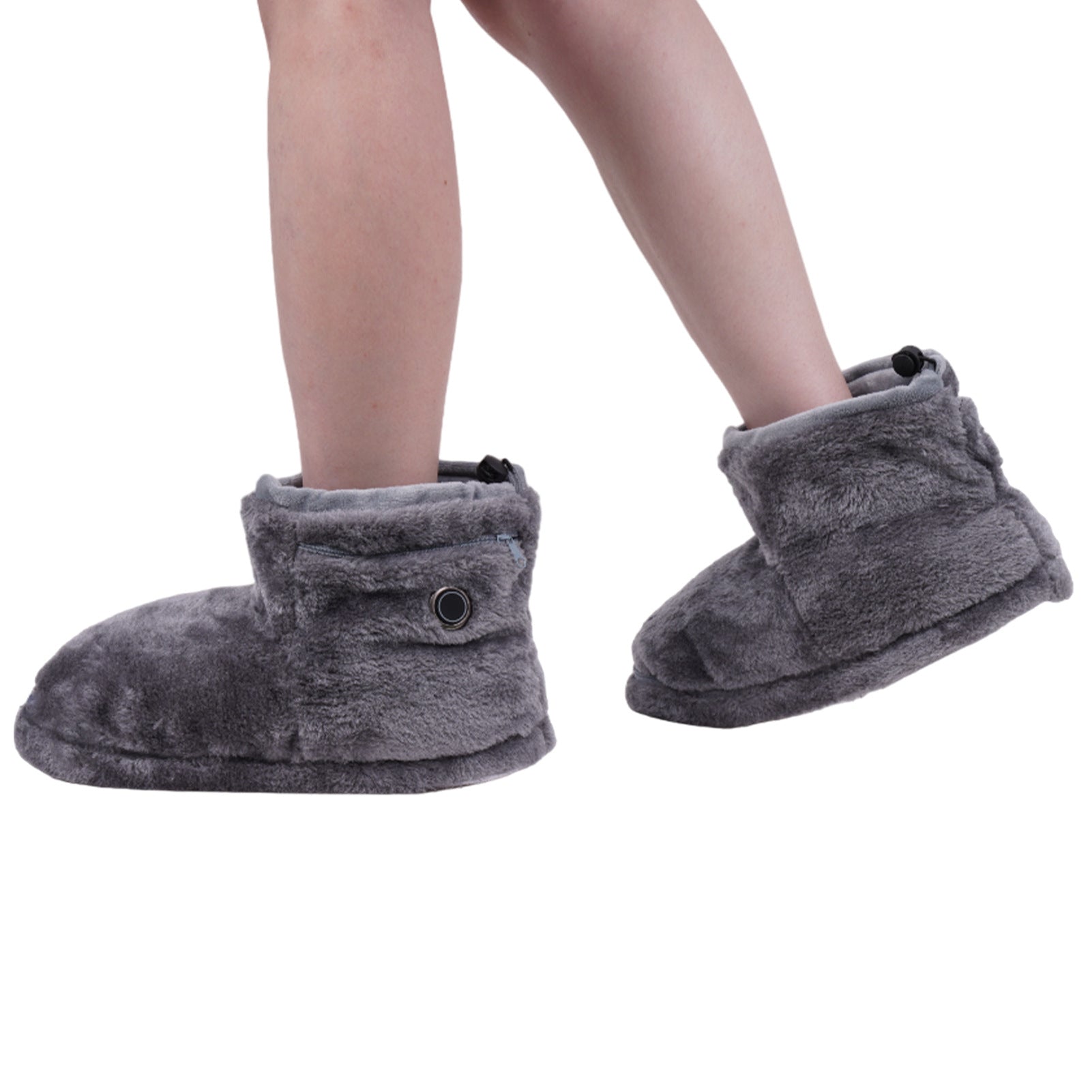 Sarah Express USB Heated Plush Warming Bootie Slippers