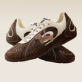 Sarah Express Dachshund German Training Sneakers Brown