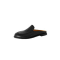 Sarah Express Handmade Sheepskin Loafer Mules Black