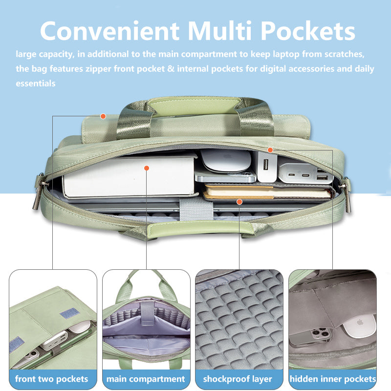 Sarah Express Protective Multi-Pocket Laptop Carrying Bag