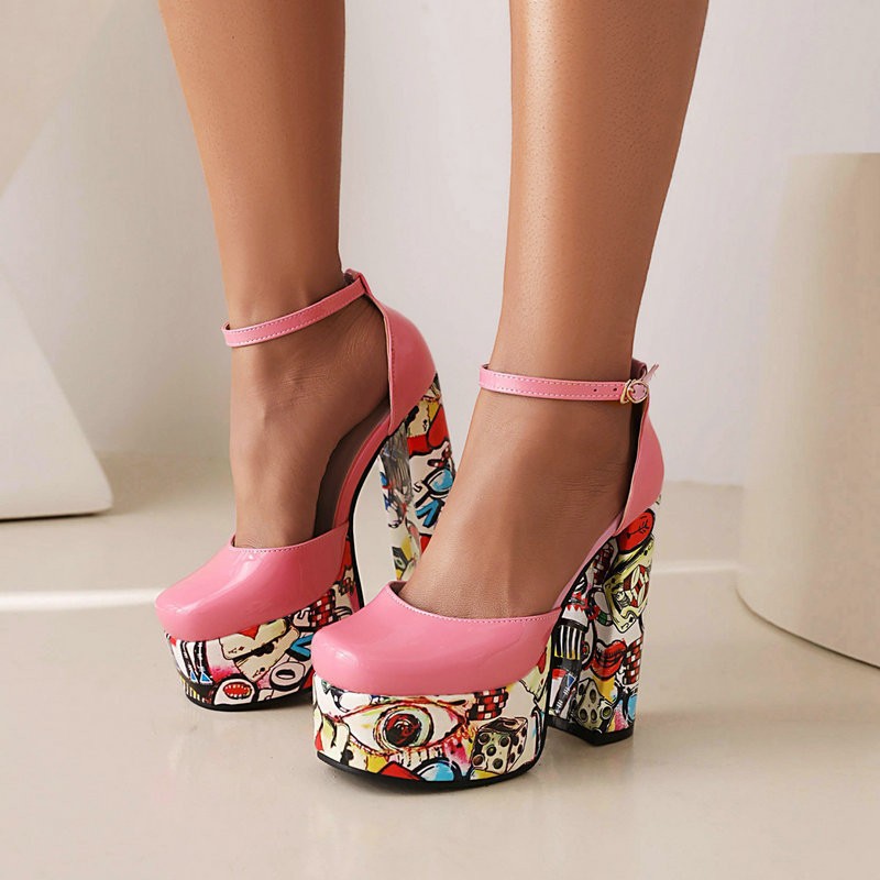 Sarah Express Waterproof Platform Sandals with Chunky Heels