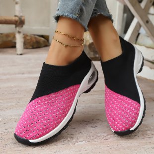 Breathable Mesh Athletic Running Sneakers – product detail alternate view