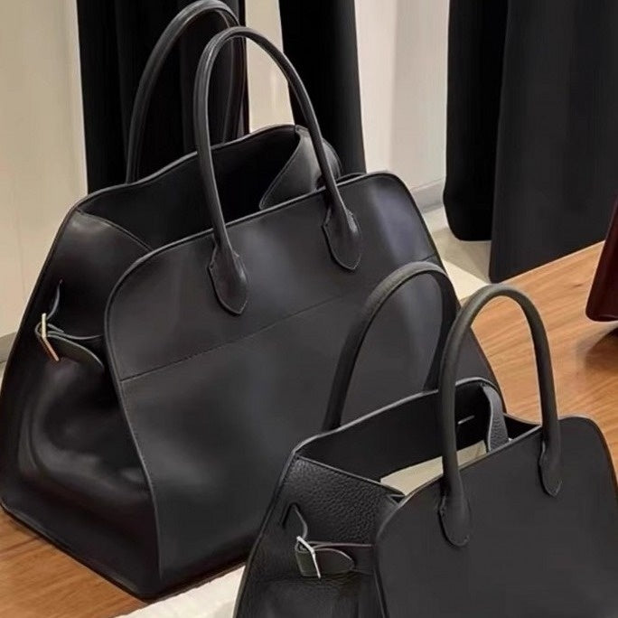 Sarah Express Textured Suede Commuter Tote Handbag