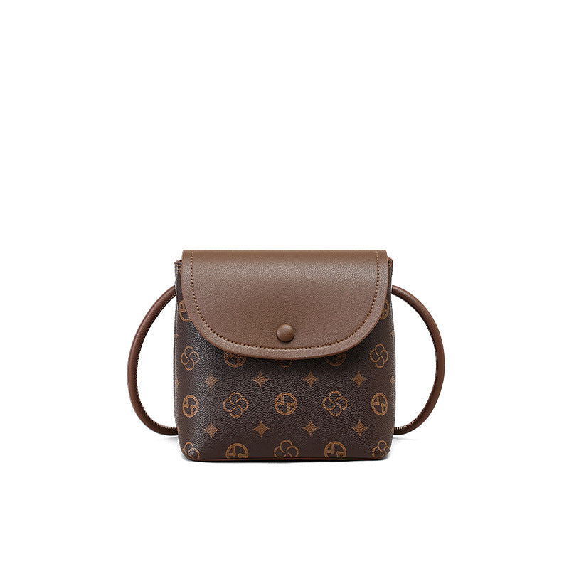 Sarah Express Patchwork Synthetic Leather Bucket Shoulder Bag